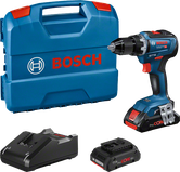 Bosch GSR 18V-55 akku-boremaskinesæt med kuffert.